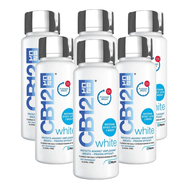 CB12 Whitening Peppermint Mouthwash -6 pack
