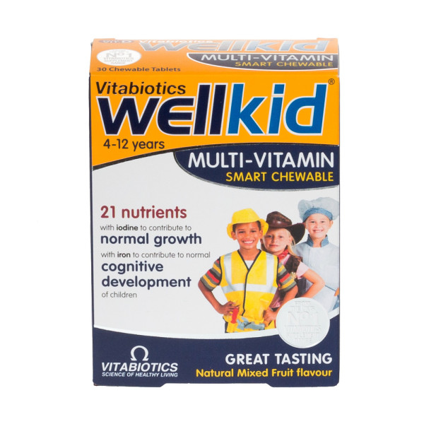 Vitabiotics Wellkid Smart Chewable Multi-Vitamins