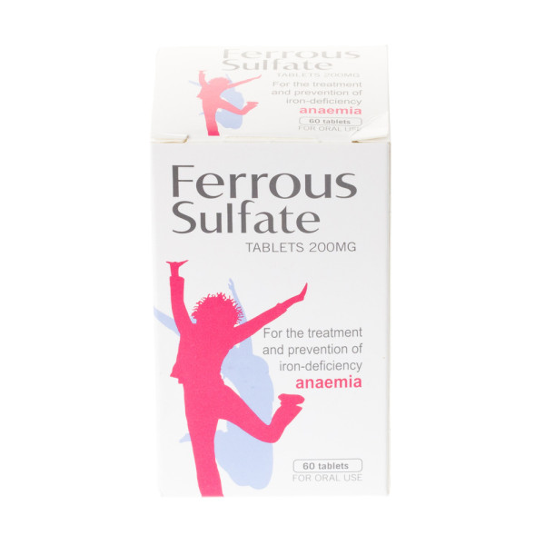 Ferrous Sulphate 200mg Tablets