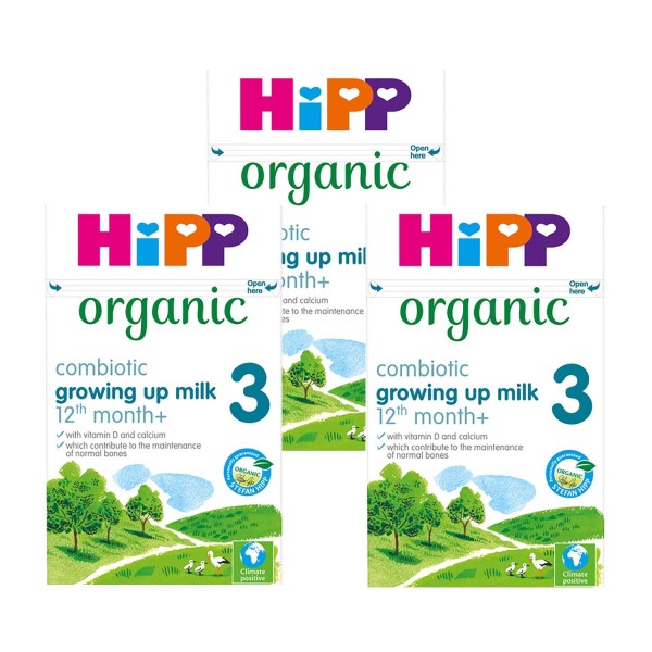 HiPP 3 Organic Growing Up Baby Milk Powder 1 Year+ Triple Pack