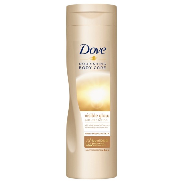 Dove Visible Glow Self Tan Lotion Fair - Medium Skin