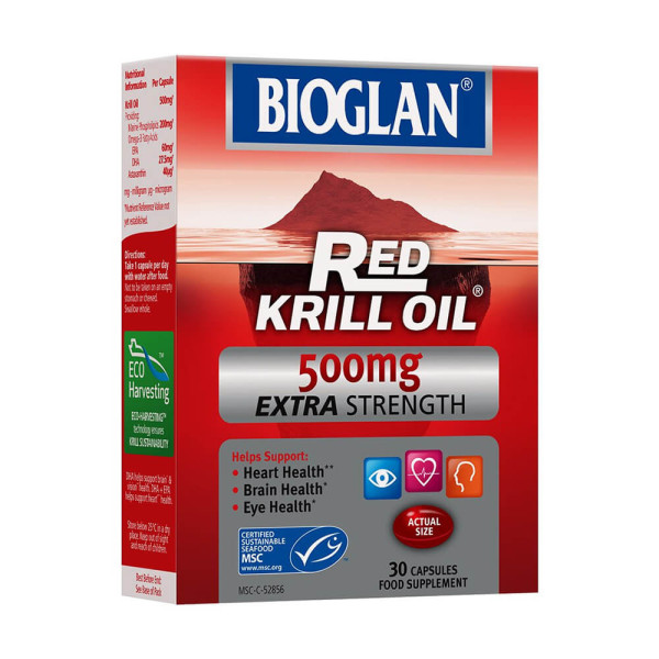 Bioglan Red Krill Oil 500mg Capsules