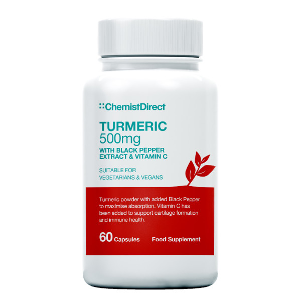 Chemist Direct Turmeric 500mg Capsules