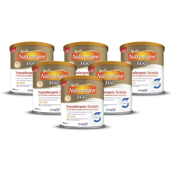 Nutramigen 3 With LGG Hypoallergenic Formula 1+ Years 6 Pack