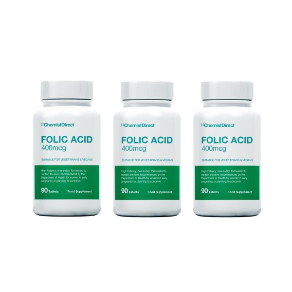 Chemist Direct Folic Acid 400mcg