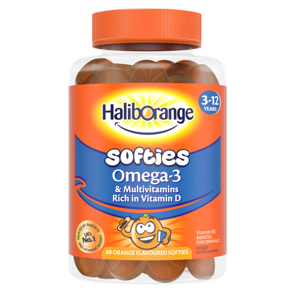 Haliborange Omega-3 & Multivitamin Orange Softies