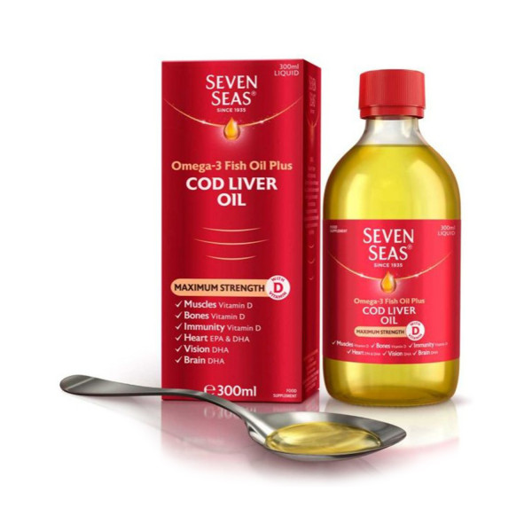 Seven Seas Cod Liver Oil Maximum Strength Liquid