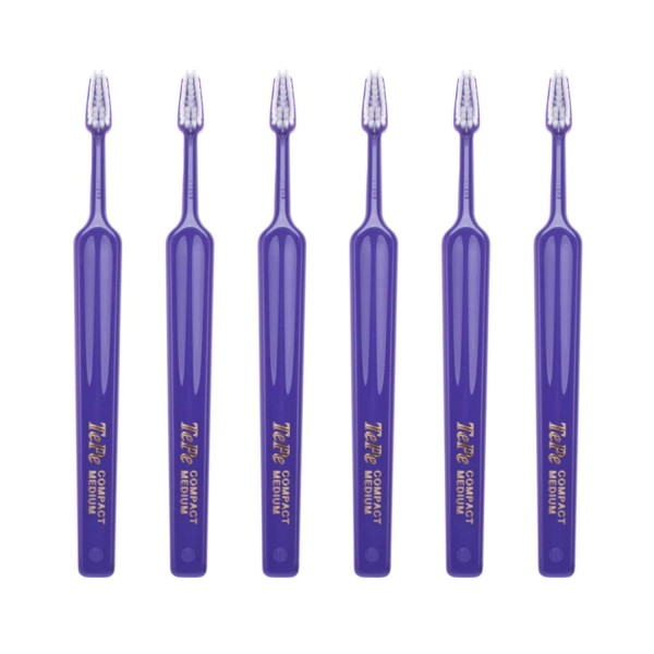 TePe Toothbrush Compact Medium 6 Pack