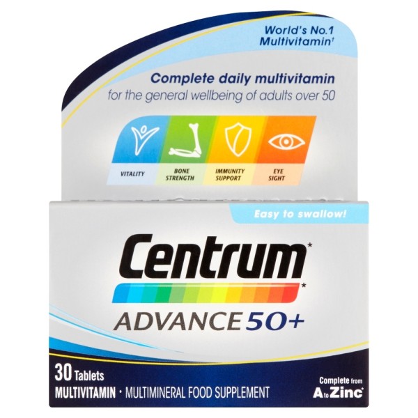 Centrum Advance 50+ Multivitamin Tablets