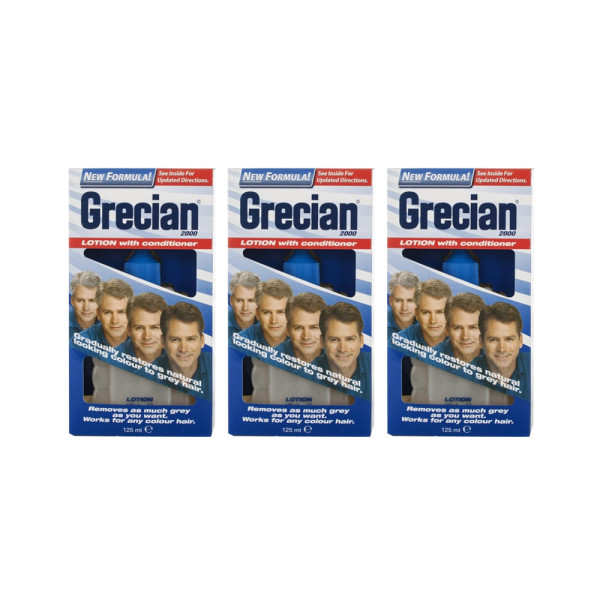 Grecian 2000 Men's Hair Colour Lotion Triple Pack