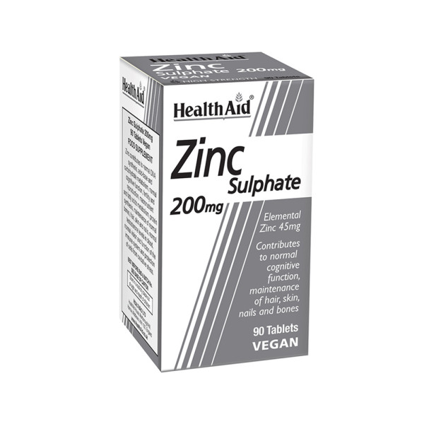 HealthAid Zinc Sulphate 200mg Tablets