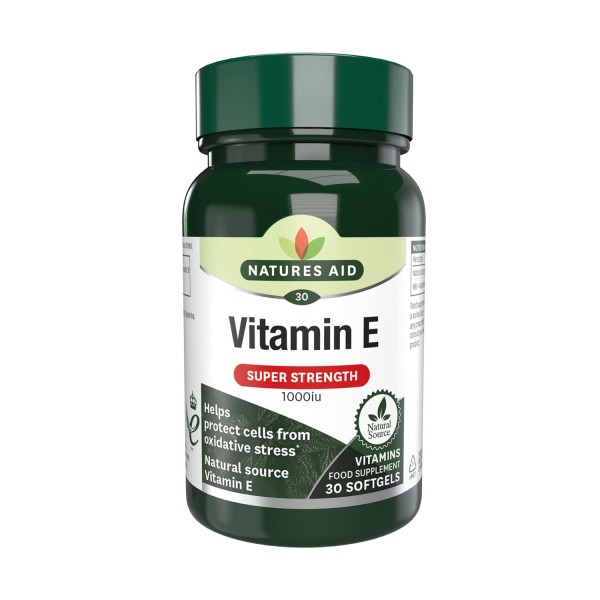 Natures Aid Vitamin E 1000iu Natural Form