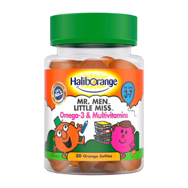 Haliborange Mr. Clever Omega-3 & Multivitamin Softies Orange Flavoured