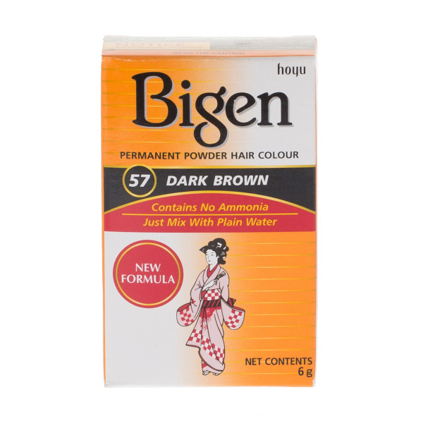 Bigen Permanent Powder Hair Colour Dark Brown No 57