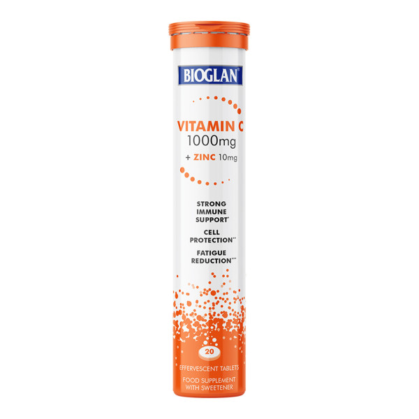 Bioglan Vitamin C and Zinc Effervescent Tablets