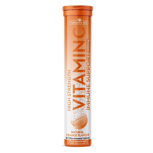 Natures Aid Vitamin C 1000mg Effervescent Tablets